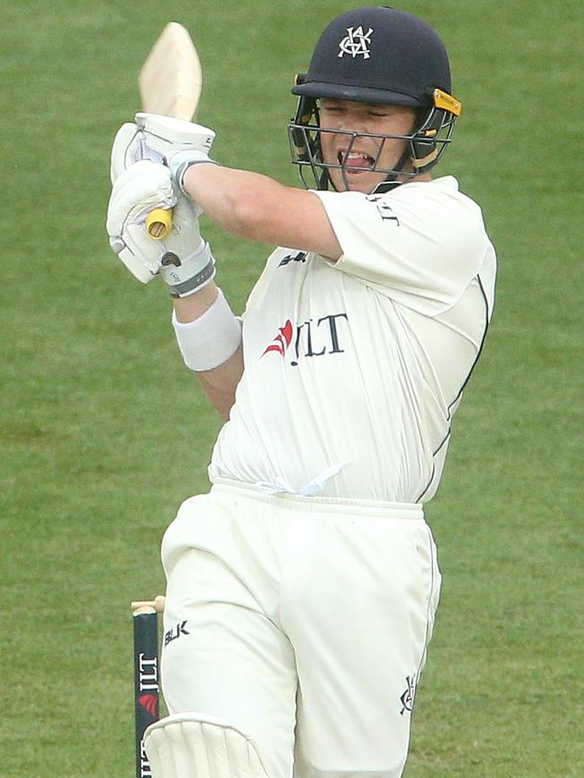 Marcus Harris put himself in the shop window. (AAP Image/Hamish Blair)