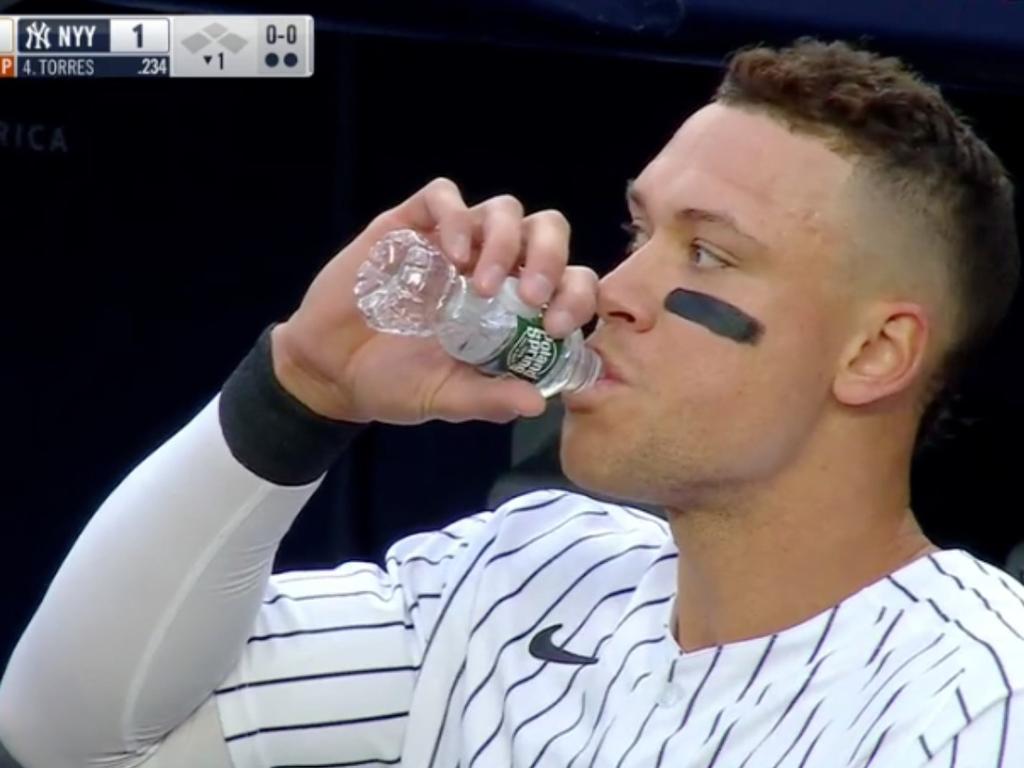 America loses it over Yankees star Aaron Judge's tiny bottle