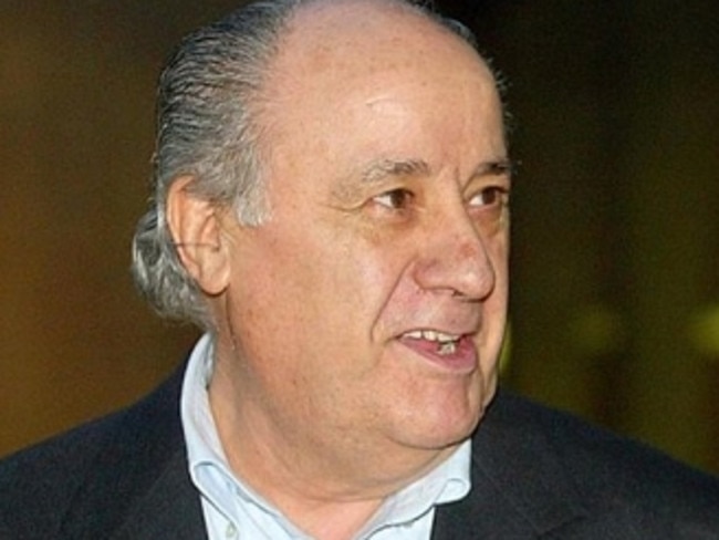 Amancio Ortega, owner of Zara fashion house. Picture: NewsCorp