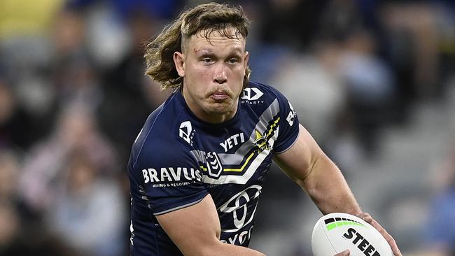 Cowboys co-captain Reuben Cotter inked a three-year extension on Monday that will see him stay in North Queensland until at least the end of the 2028 season. (Photo by Ian Hitchcock/Getty Images)