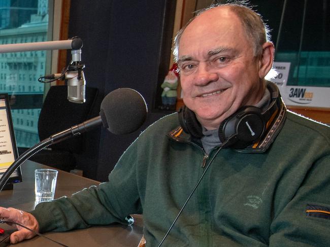 3AW's Ross Stevenson 3AW and John Burns  breakfast hosts.  John is starting his final week as the cohost ofthe Ross and John Breakfast Show on Monday. Picture: Jason Edwards