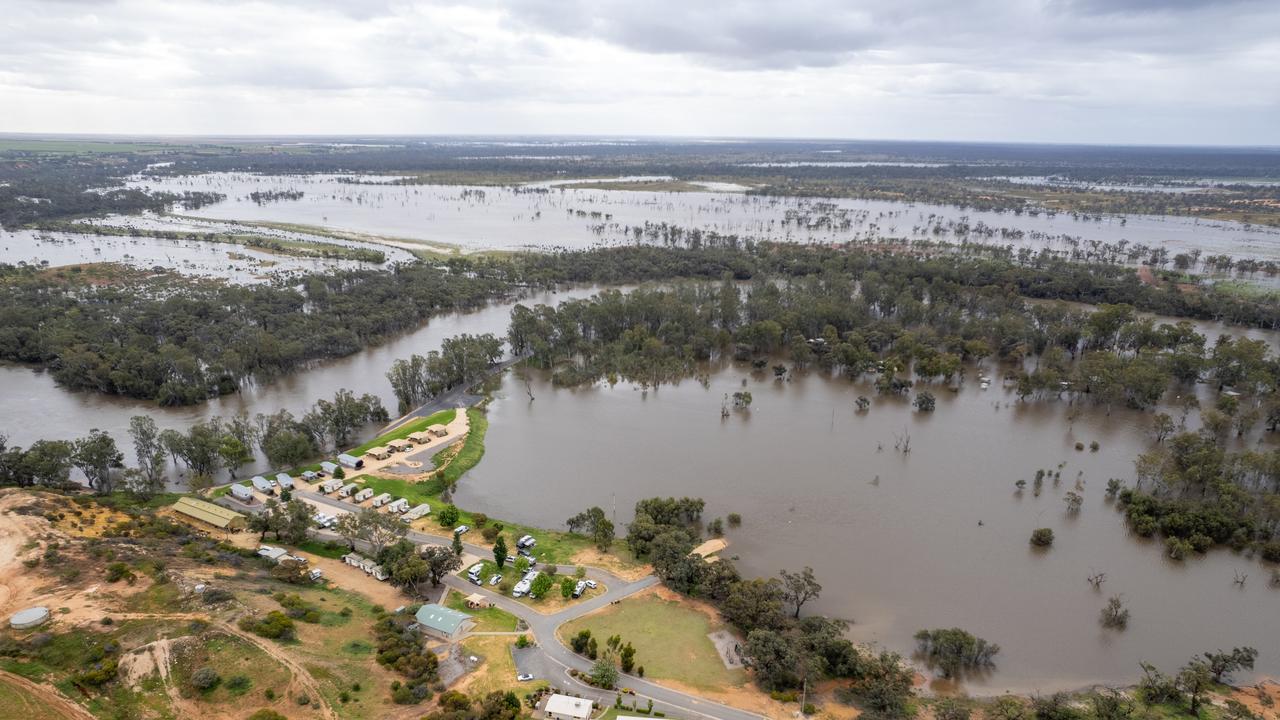 Drone pictures of River Murray floods November 2022 | The Advertiser