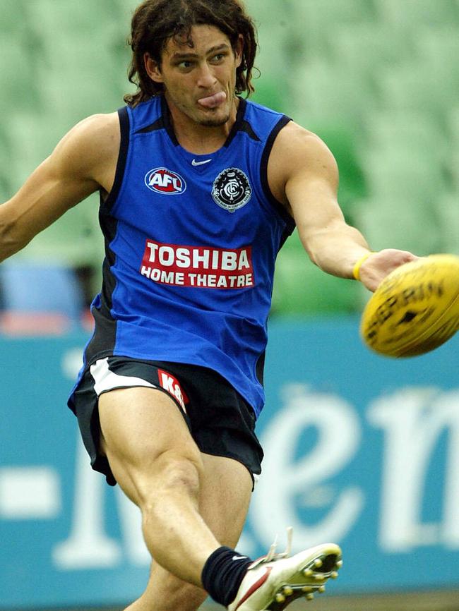 A young Brendan Fevola in 2005.