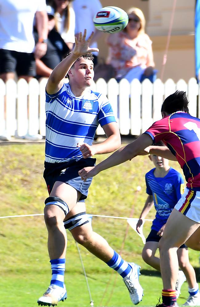 Nudgee College player Jack Harley Nudgee College v BSHS in the GPS First XV rugby. Saturday August 20, 2022. Picture, John Gass