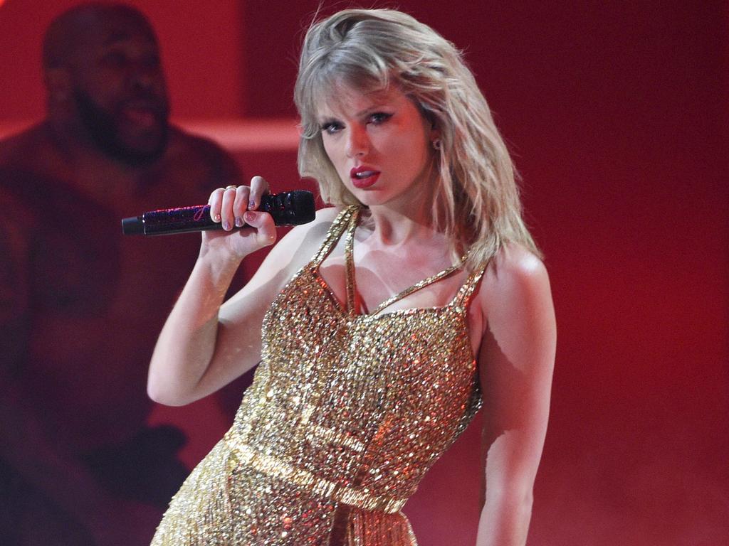 Taylor Swift performing at the American Music Awards in Los Angeles this year. A documentary on Swift will kick off the next Sundance Film Festival. Picture: Invision/AP