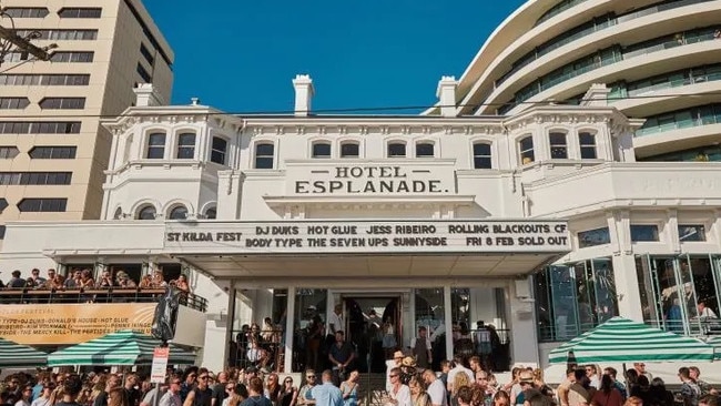 The Esplanade Hotel in the heart of St Kilda is on the market. Picture: Commercial Real Estate.