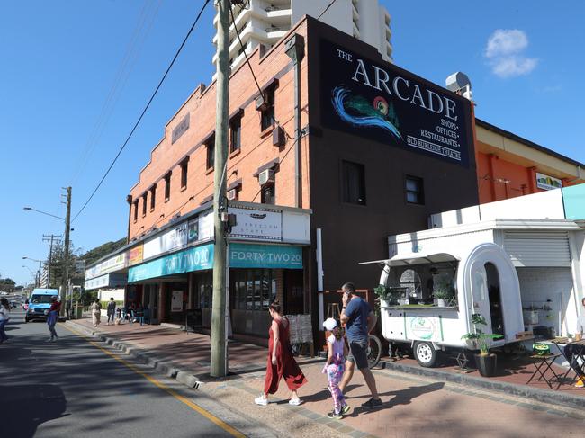 the Iconic Old Burleigh Theatre Arcade has been sold, and its fate depends on the success of a last-minute bid by Gold Coast City Council to preserve it. Picture Glenn Hampson