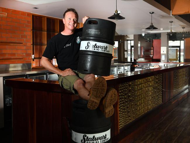 Adam Tomlinson ready for the opening of Stalwart Brewing Alehouse in 2020. Picture: File