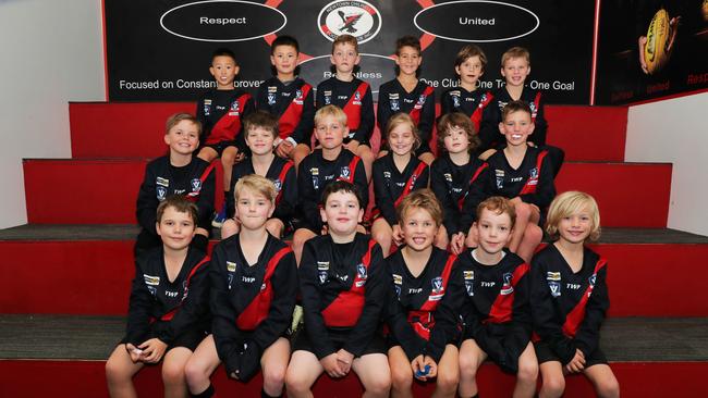 Newtown Chilwell’s team Kelly is one of the club’s five under-9 football teams, and one of more than 140 junior football and netball teams featured in the Addy’s My First Club. Picture: Alan Barber