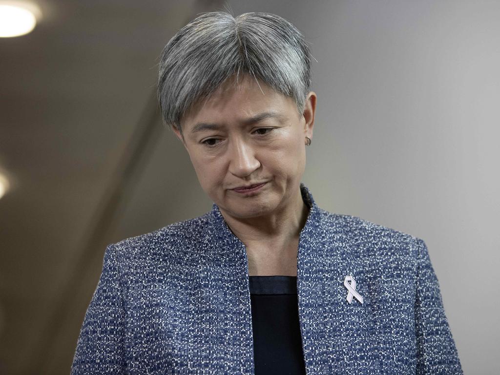 Penny Wong has revealed she met he woman who made a rape complaint against a minister. Picture: NCA NewsWire / Gary Ramage