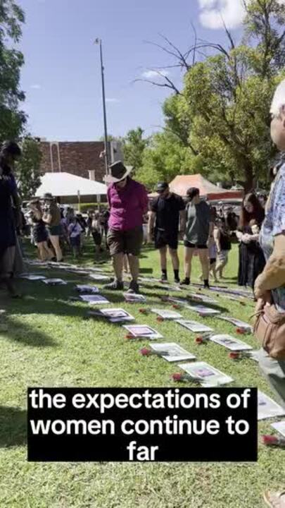 Alice Springs She Matters: Stop Killing Women rally