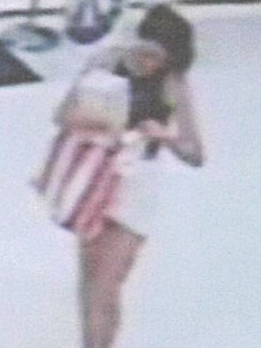 Police would like to speak to this woman in relation to fraudulent refunds allegedly obtained from various department stores on the northern Gold Coast.