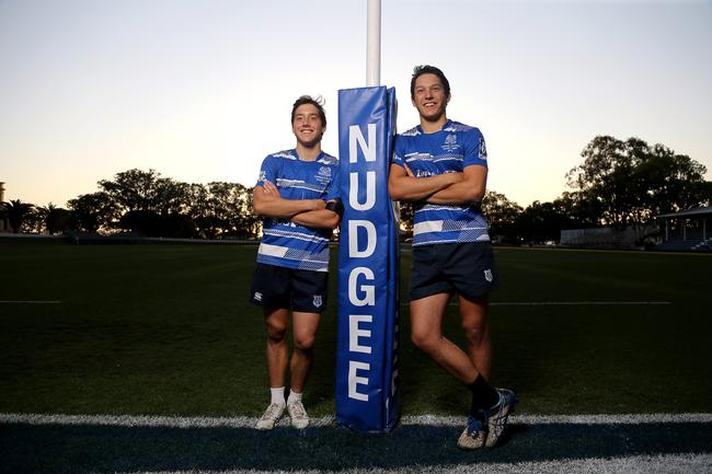 Nudgee college 2018 old boys and twin brothers Hugo and Henry Smith.