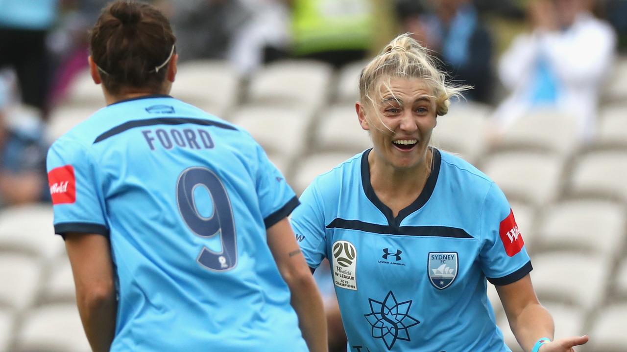 Remy Siemsen told Fox Sports her favourite player growing up was Caitlin Foord.