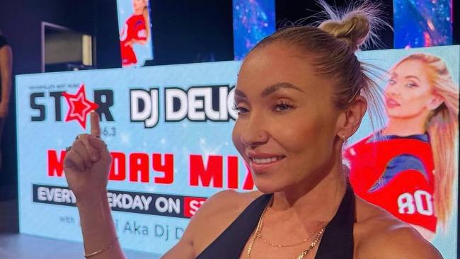 Danielle McMurrich AKA DJ Delicious ahead of her opener for Peking Duk at The Warehouse in Townsville. pic: Instagram