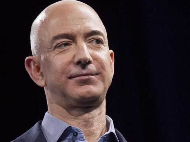 We’re not saying Jeff Bezos doesn’t work hard. But so do the packers in his warehouses, and they’re clearly not getting seven figure salaries. Picture: David Ryder / AFP / Getty