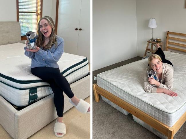 We put Koala mattresses to the test to see if they live up to the hype. Picture: Marina Tatas, Hannah Paine