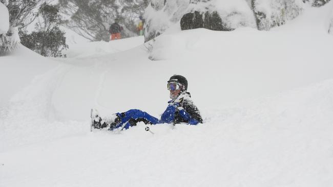 Risky business ... Australian skiers are reluctant to buy insurance cover for domestic travel. Picture: Steve Cuff / News Corp Australia