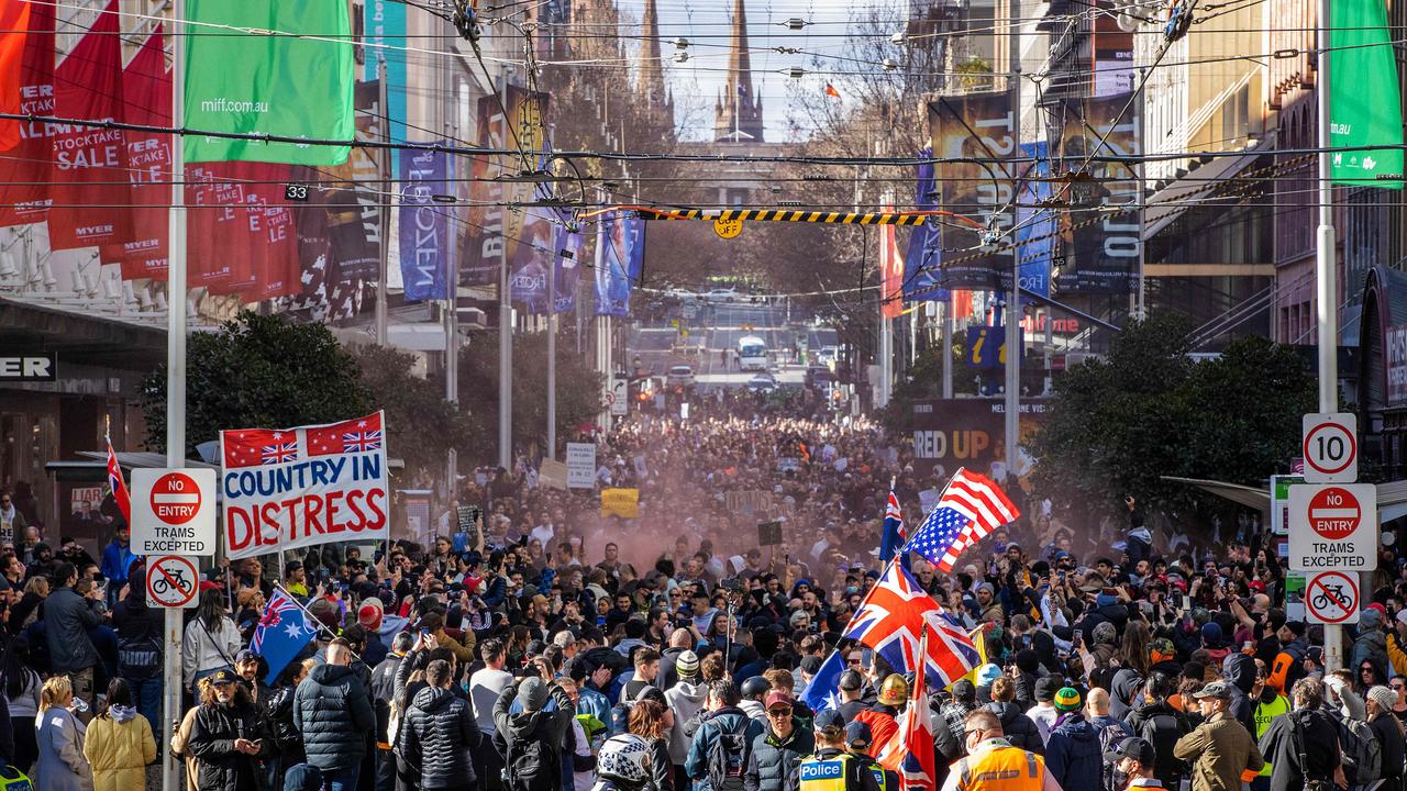 Melbourne lockdown rally Faces of mostwanted protesters revealed Daily Telegraph