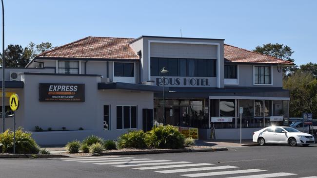 The Rous Hotel before the floods. Picture: Chyna Hayden