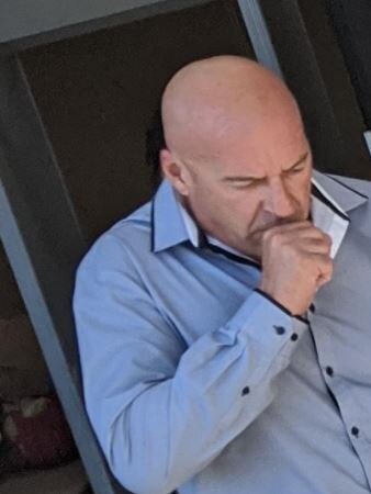 Chambers Flat grandfather Danny James Gray McLachlan, 57, leaving Beenleigh Magistrates Court. Picture: Alex Treacy.