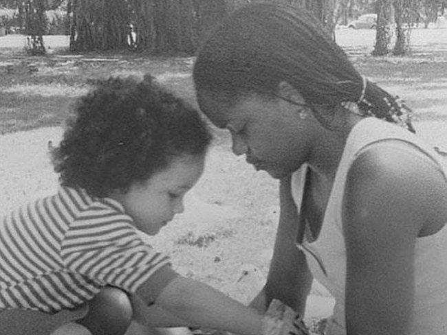 Meghan Markle shares a childhood image of herself with her mother. Picture: Meghan/Instagram