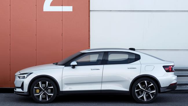 The Polestar 2 is due to arrive in Australia later this year.