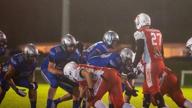Mackay Gridiron vs Townsville Cyclones at West Tiger Park Walkerston. Saturday 20 January 2024 Picture:Michaela Harlow