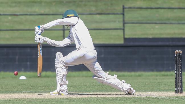 AIC First XI cricket between Iona College and St Peters Lutheran College Photography by Stephen Archer