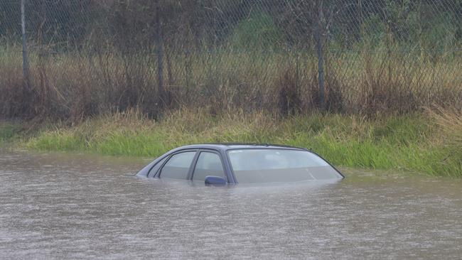 Siganto Dve at Oxenford, Gold Coast, closed due to floodwaters. Picture: Glenn Hampson