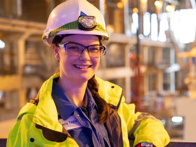 Emily Taylor, Babcock mechanical engineering apprentice, Devonport shipyard, Plymouth, England. Picture: Supplied