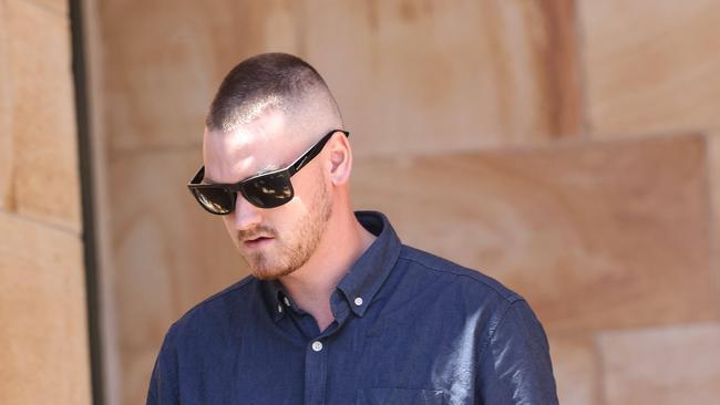 NEWS ADVJaiden McManus, 21, leaves Adelaide Magistrates CourtImage/Russell Millard Photography