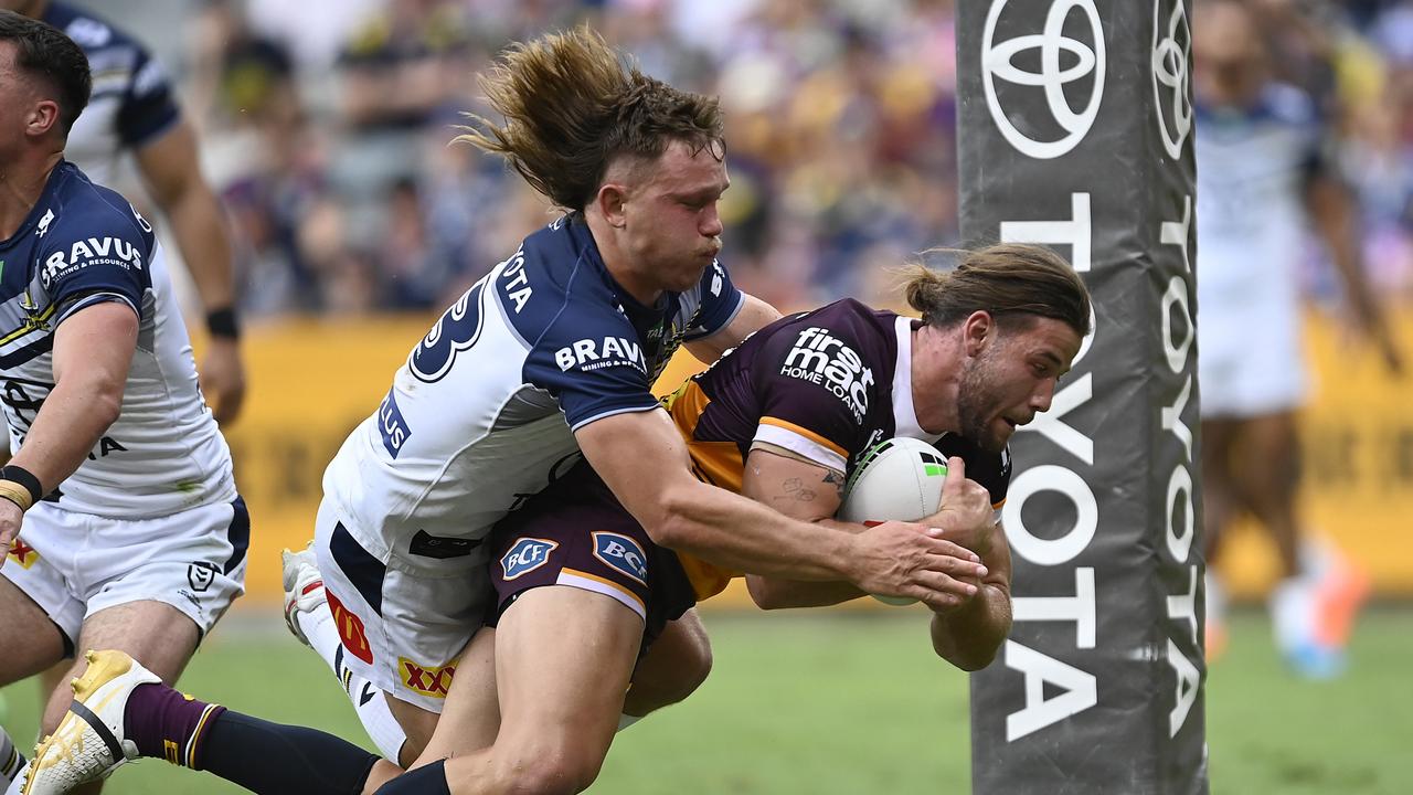 Patrick Carrigan has now scored in back-to-back games, and is becoming one of the best locks in the competition. Picture: Getty Images.