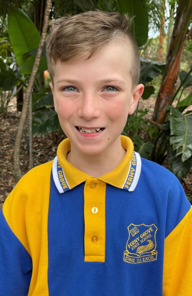 Darren, Ferny Grove State School captain, Picture: Contributed