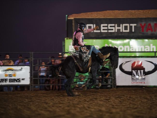 All the action at the sold-out 50th iteration of the Noonamah Tavern and Rodeo. Picture: Pema Tamang Pakhrin