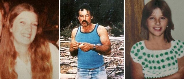 Families of missing girls Robyn Hckie, left, and Amanda Robinson (right) have plead for serial killer Ivan Milat )centre) to confess if he was behind their disappearances before he dies.