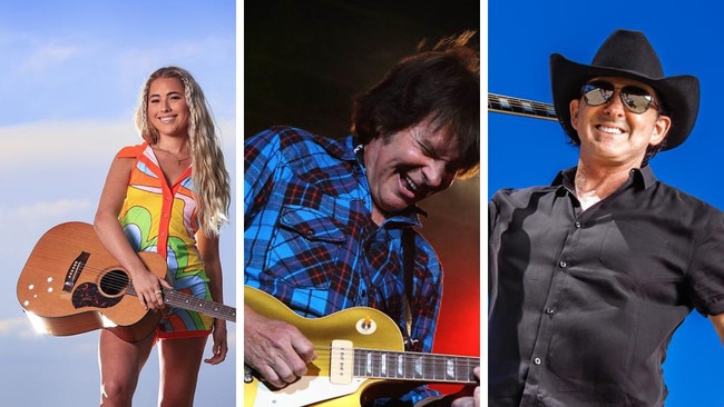 Creedence Clearwater Revival leader John Fogerty will perform in Australia for the first time on more than a decade, joined by Aussie icon Lee Kernaghan and Mackay’s own Bella Mackenzie, at Country Fest Queensland over the easter weekend.