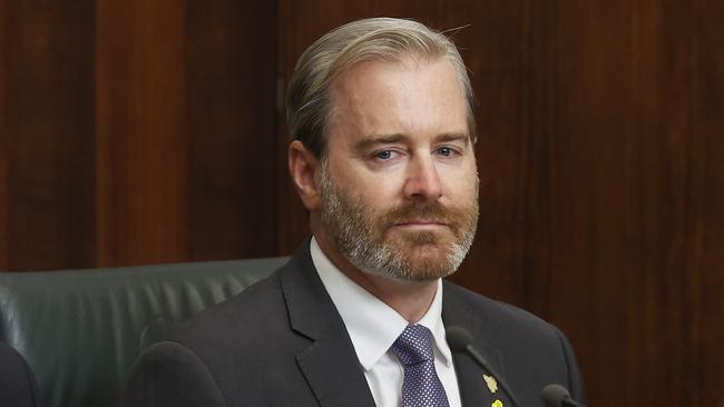 Michael Ferguson Liberal member for Bass.  First sitting day for the house of assembly in the Tasmanian parliament for 2025.  Picture: Nikki Davis-Jones