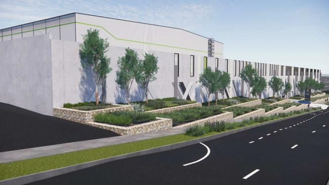 Artist impressions of the proposed Woolworths distribution centre in Wetherill Park