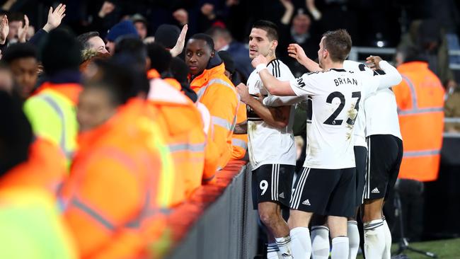 The Fulham fans couldn't believe what they'd just seen!