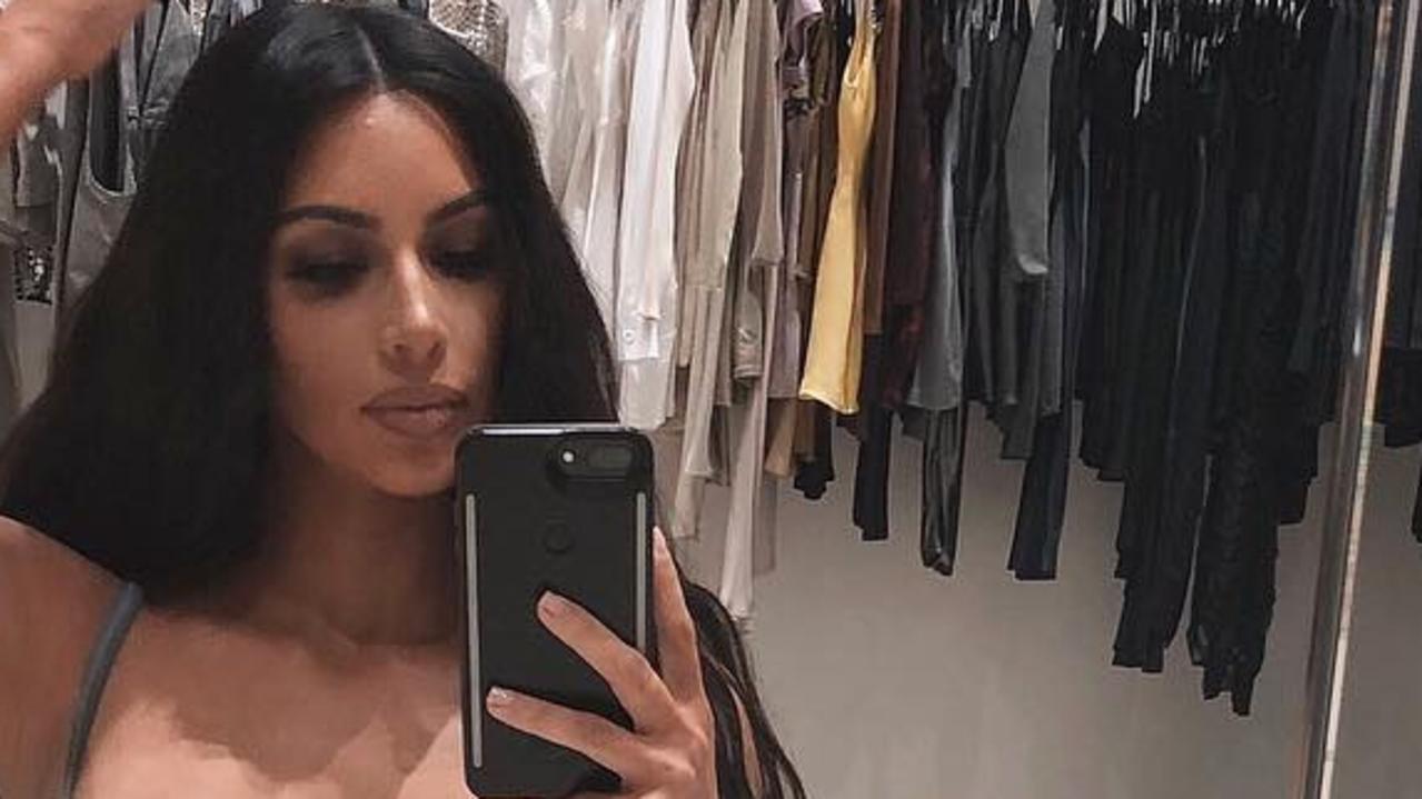 Kim Kardashian Shared a Bikini Selfie From Her Massive Closet