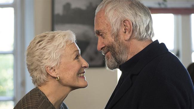 Glenn Close and Jonathan Pryce in The Wife. Picture: Supplied