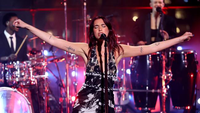 Dua Lipa performs onstage during the 2024 TIME100 Gala at Jazz at Lincoln Center on April 25. Picture: Cindy Ord/Getty Images