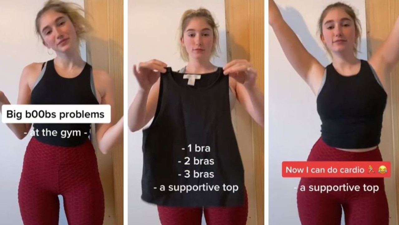 A Woman On Tiktok Is Claiming That Her Big Breasts Are Causing Her