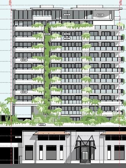 The building's Spence St elevation. Picture: Supplied
