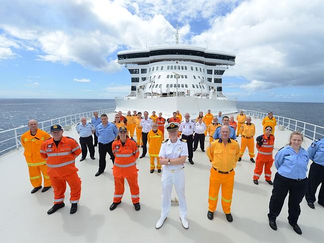 The QM2 accommodates 1253 crew. Picture: James Morgan