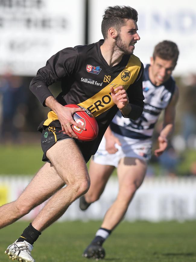 Callum Park in action for Glenelg. Picture: Dean Martin