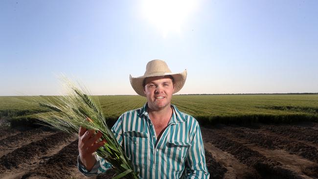 James Paterson on his property at Hay in NSW. Picture: Yuri Kouzmin