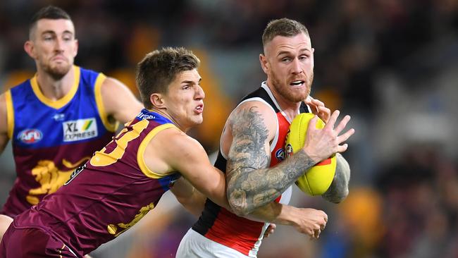 Can Tim Membrey and the Saints improve their record against the better sides? Picture: Getty Images