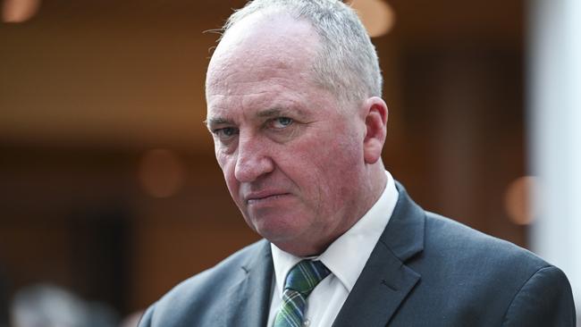 Barnaby Joyce said Australia should exercise caution after Israel secretly embedded explosives in hundreds of pagers carried by Hezbollah members. Picture: NewsWire / Martin Ollman